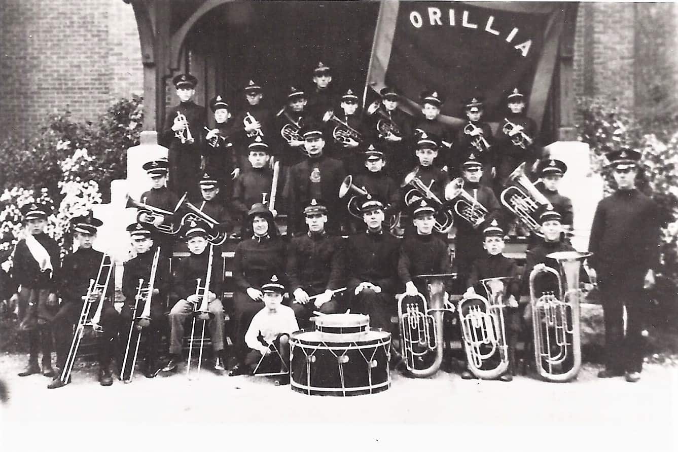 Orillia Citadel Band from the early 1900s